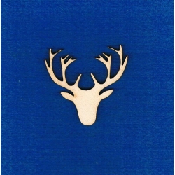 Głowa renifera   5x5,5cm  , jeleń , renifer , szerokie rogi, poroże